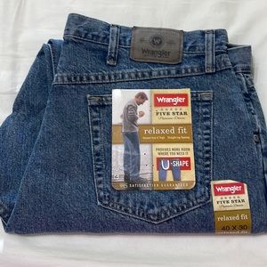Wrangler 40x30 light blue denim